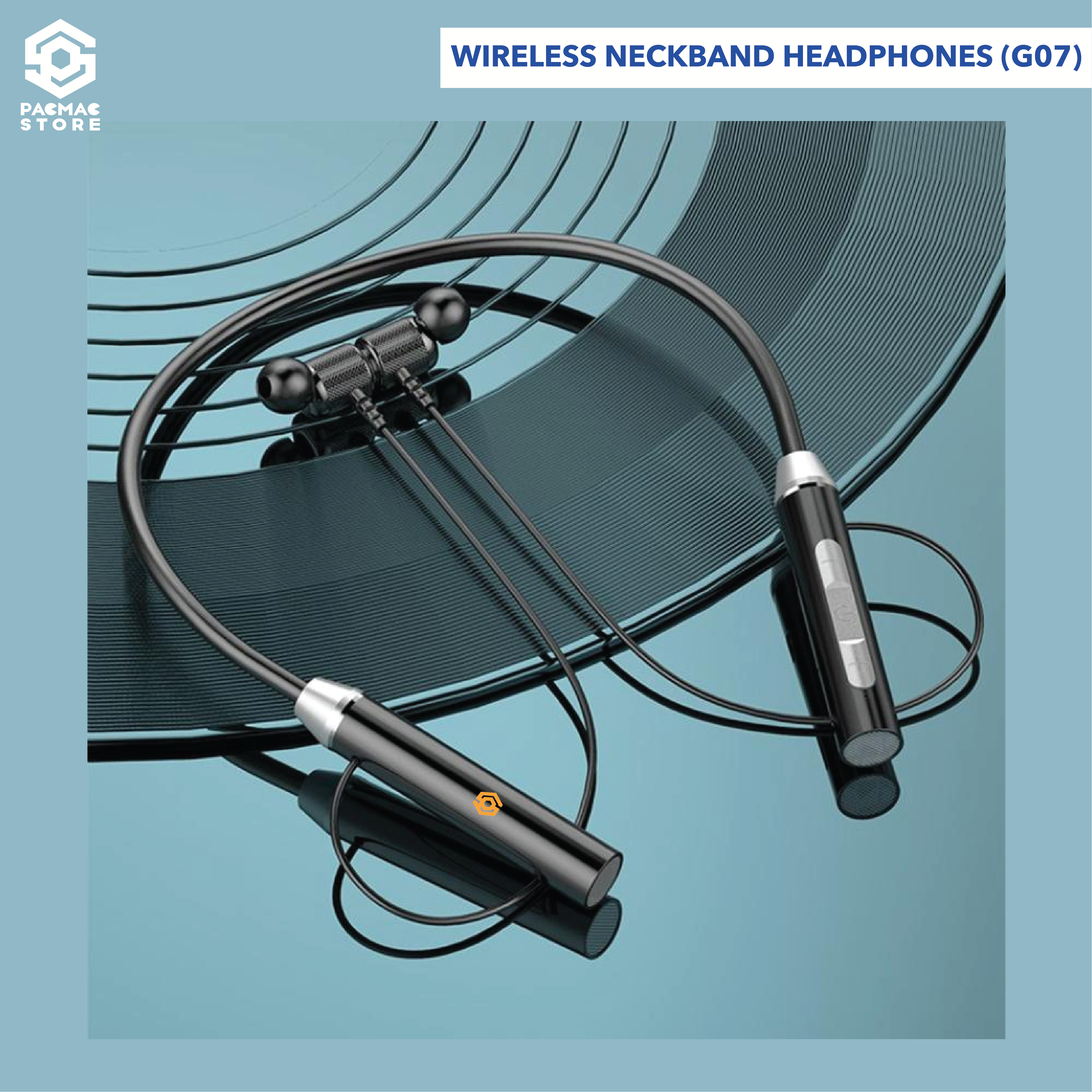 Wireless Bluetooth Neckband 5.2 Earphone Headset with MiC