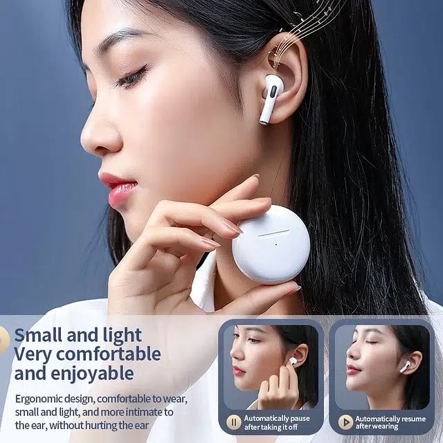 True Wireless Airpods Bluetooth Earphone Touch Control with Mic Waterproof TWS Stereo Headphone Headset Sport