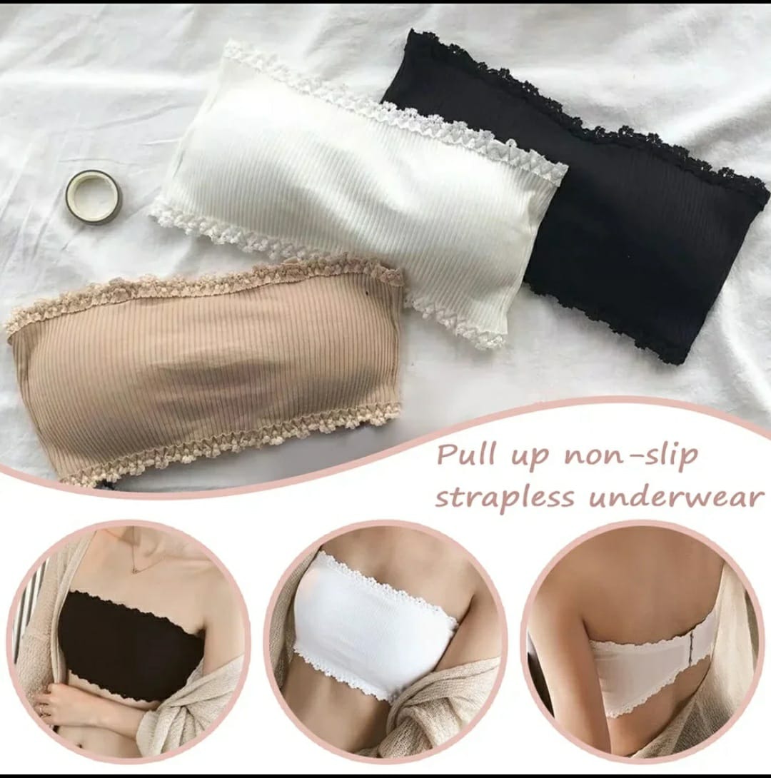 Pack Of 2 Imported Invisible Strapless Bras For Girls