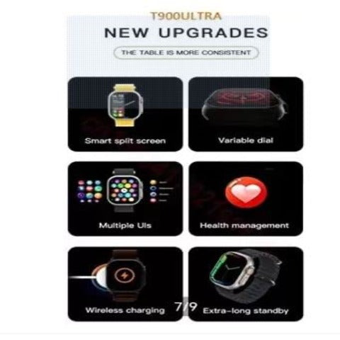 Buy T800 Ultra SmartWatch And Get Free Earbuds Gift