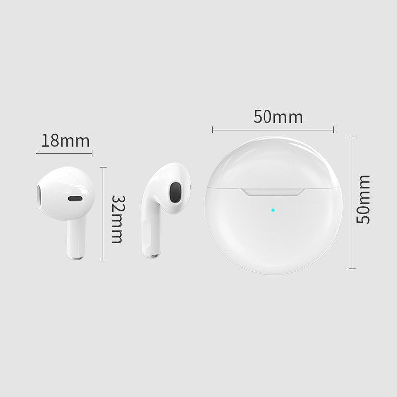 True Wireless Airpods Bluetooth Earphone Touch Control with Mic Waterproof TWS Stereo Headphone Headset Sport