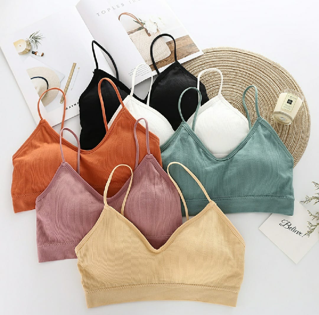 PACK OF 3 IMPORTED CAMI / SPORTS BRA COMFORTABLE AND BREATHABLE STUFF